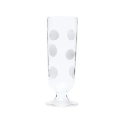 VIETRI Glassware|Drop White Champagne Glass