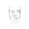 VIETRI Glassware|Drop White Tall Tumbler