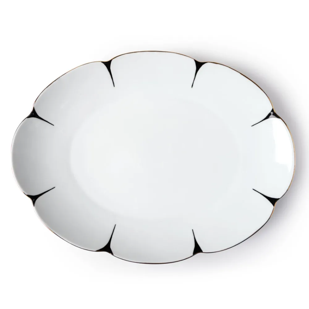 Molecot Dinnerware|Drops Oval Serving Tray