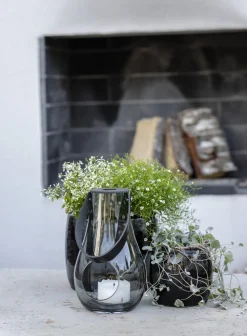Holmegaard Candles|DWL Lantern in Smoke