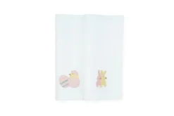 TriChi Design Place Settings & Linens|Easter Chicks and Bunny Napkin, Set of 2