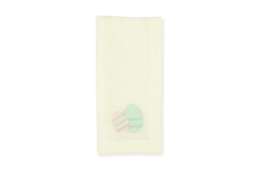 TriChi Design Place Settings & Linens|Easter Egg Yellow Linen Napkin, Set of 4