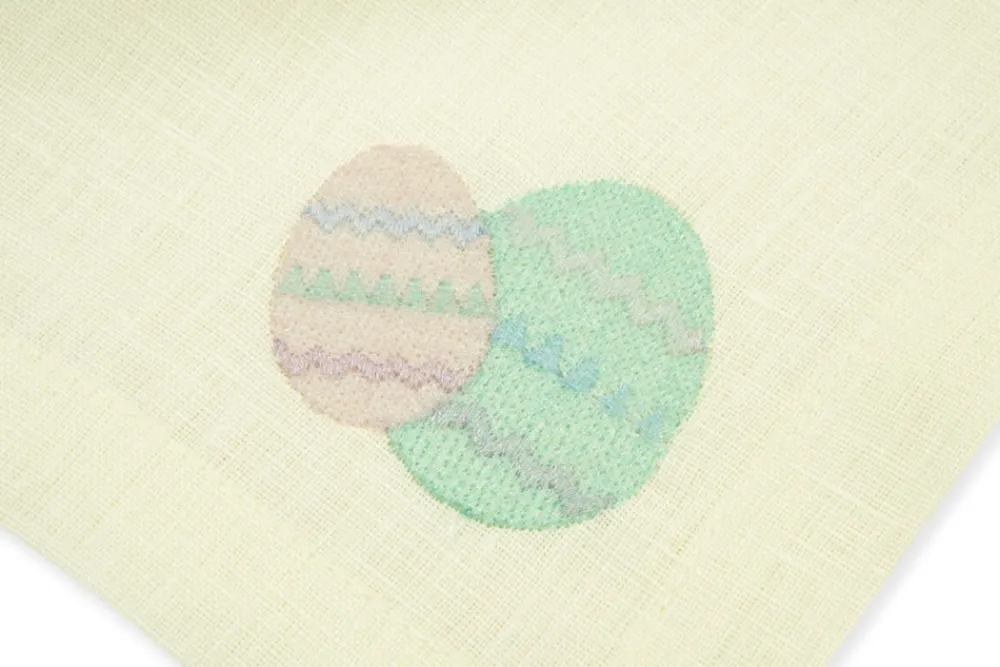 TriChi Design Place Settings & Linens|Easter Egg Yellow Linen Napkin, Set of 4