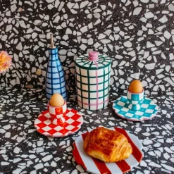 Vaisselle Dinnerware|Eggcellent Checkerboard Egg Cup