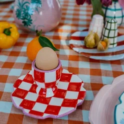 Vaisselle Dinnerware|Eggcellent Checkerboard Egg Cup