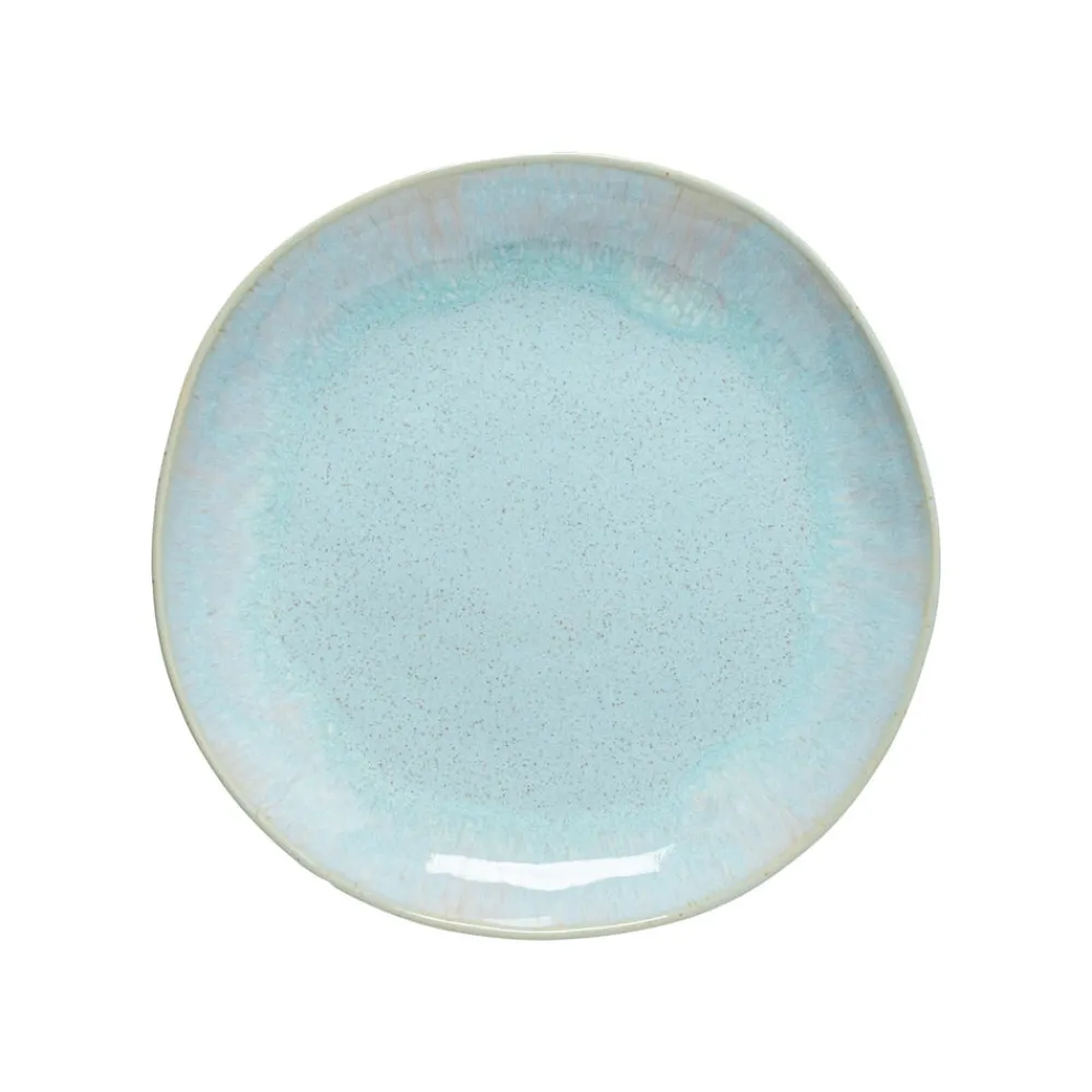 Costa Nova Dinnerware|Eivissa Collection Dinner Plates in Sea Blue, Set of 6