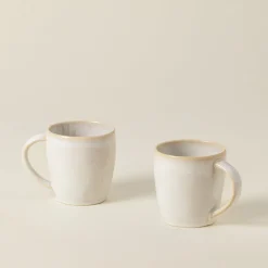 Costa Nova Dinnerware|Eivissa Collection Mugs in Sand Beige, Set of 6