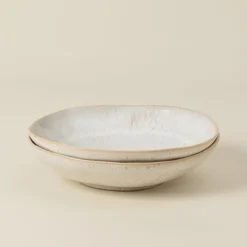 Costa Nova Dinnerware|Eivissa Collection Pasta Bowls in Sand Beige, Set of 6