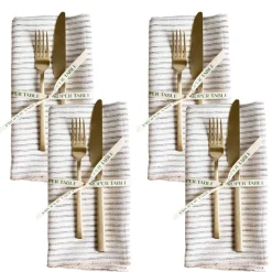 Proper Table Co. Place Settings & Linens|Eliot Classic Ticking Napkin Set
