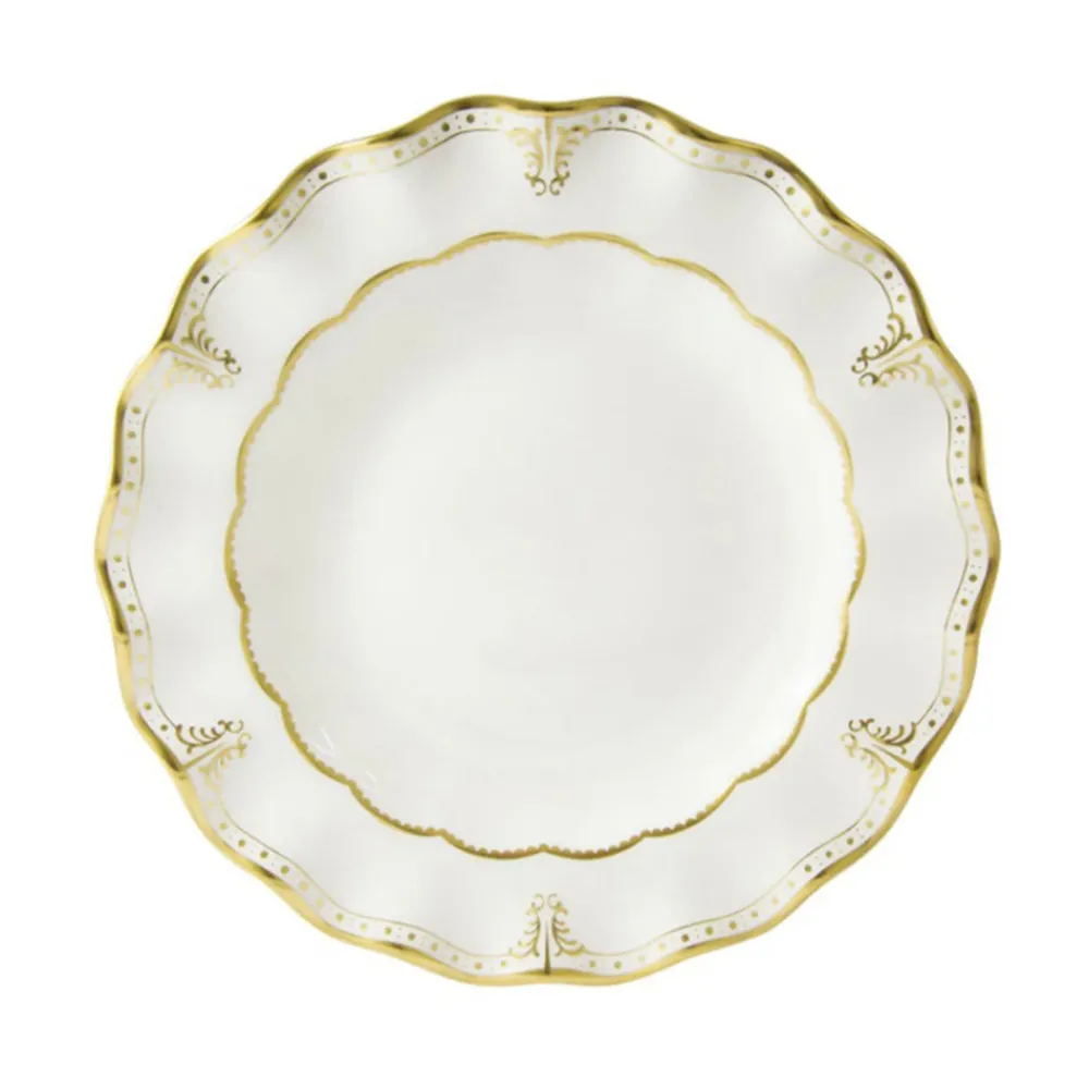 Royal Crown Derby Dinnerware|Elizabeth Gold Dinner Plate