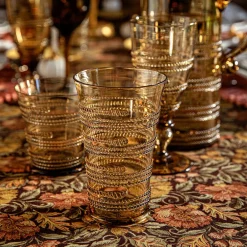 Juliska Glassware|Ella Large Tumbler in Amber