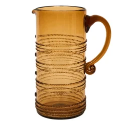 Juliska Glassware|Ella Pitcher in Amber