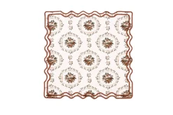 Loulou La Dune Place Settings & Linens|Elodie Placemat and Napkin Set with Bows and Florals with Embroidery