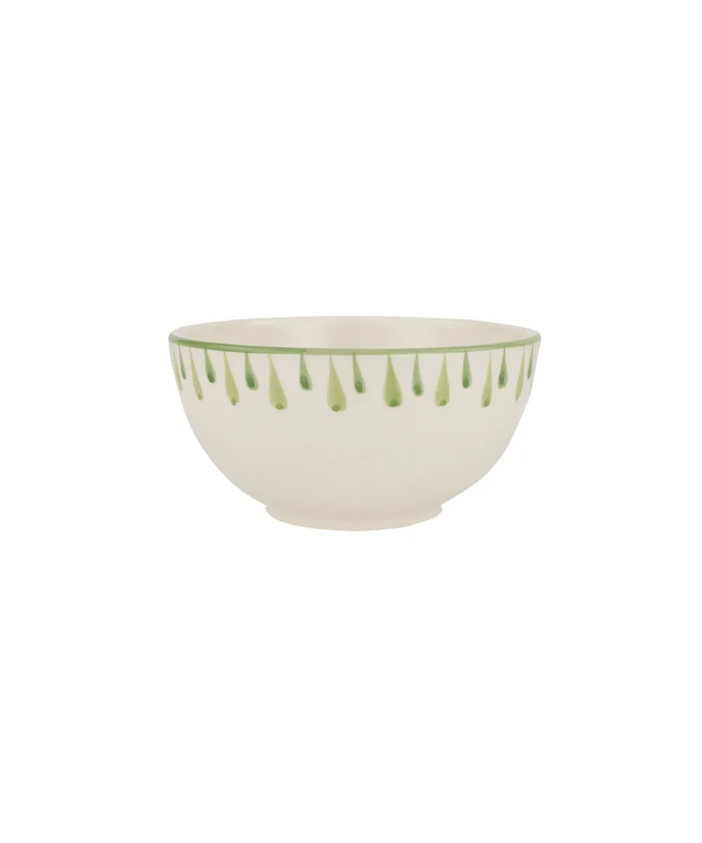 Rebecca Udall Dinnerware|Elouise Cereal Bowl in Green, Set of 6
