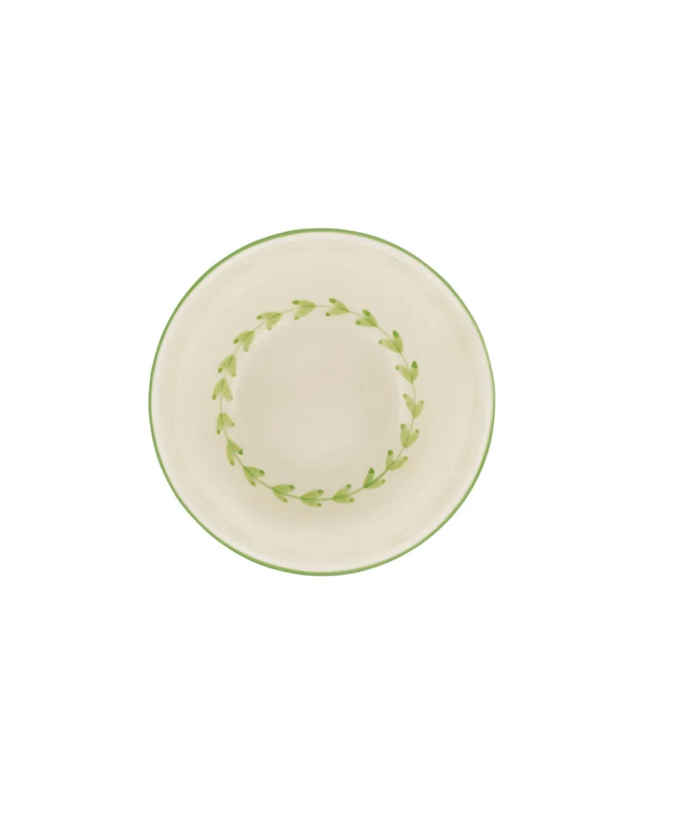 Rebecca Udall Dinnerware|Elouise Cereal Bowl in Green, Set of 6