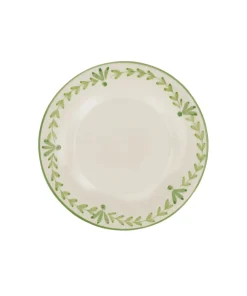 Rebecca Udall Dinnerware|Elouise Dessert Plate in Green, Set of 6