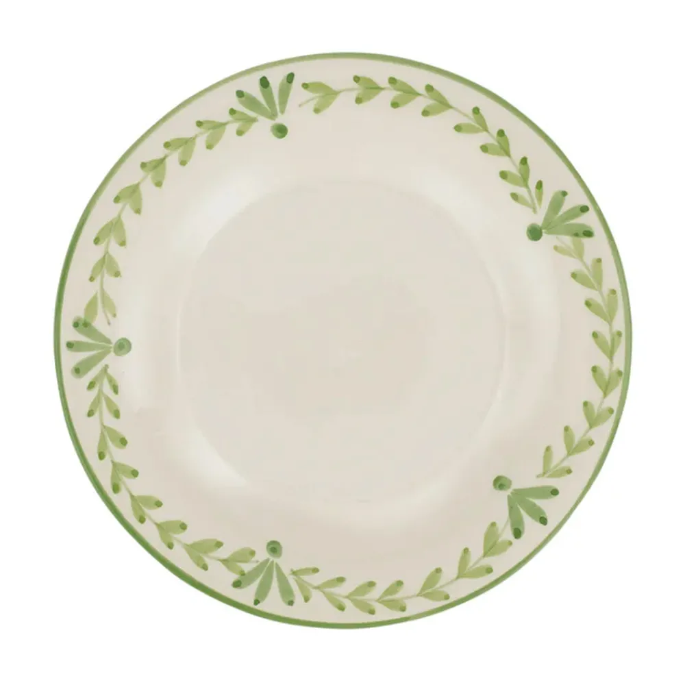 Rebecca Udall Dinnerware|Elouise Dessert Plate in Green