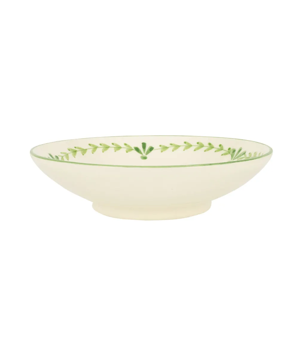 Rebecca Udall Dinnerware|Elouise Pasta Bowl in Green, Set of 6
