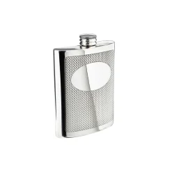 Salisbury Bar|Silver|Embossed Flask