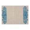 Cabana Place Settings & Linens|Embroidered Placemat in Blue