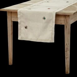 Joanna Buchanan Place Settings & Linens|Embroidered Sparkle Bee Table Runner