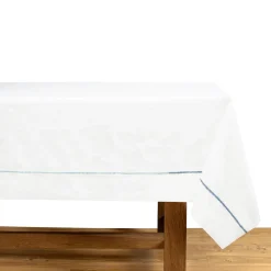 Caravan Place Settings & Linens|Embroidery White Tablecloth