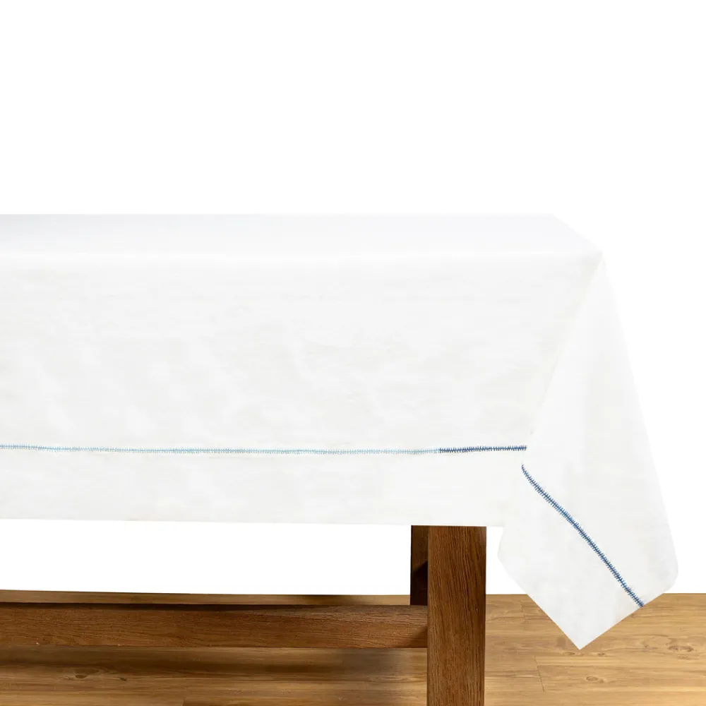 Caravan Place Settings & Linens|Embroidery White Tablecloth