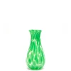 Paul Arnhold Glass Living|Décor|Emerald Green Transparent Spotted Bud Vase