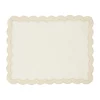 Cabana Place Settings & Linens|Emilia Scallop Embroidered Placemat