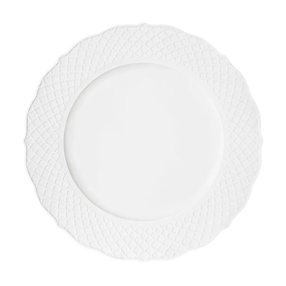 Anna Weatherley Dinnerware|Empire White Service Plate