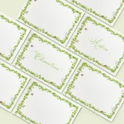 Clementina Sketchbook Place Settings & Linens|Enchanted Place Cards, Set of 25