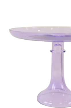 Estelle Colored Glass Dinnerware|Estelle Cake Stand Lavender