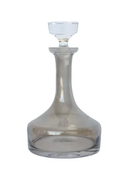 Estelle Colored Glass Glassware|Groomsmen|Estelle Colored Decanter Vogue in Gray Smoke