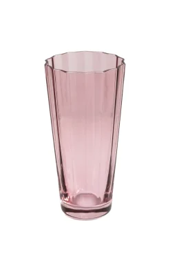 Estelle Colored Glass Glassware|Estelle Colored Sunday High Balls, Set of 6 in Rose