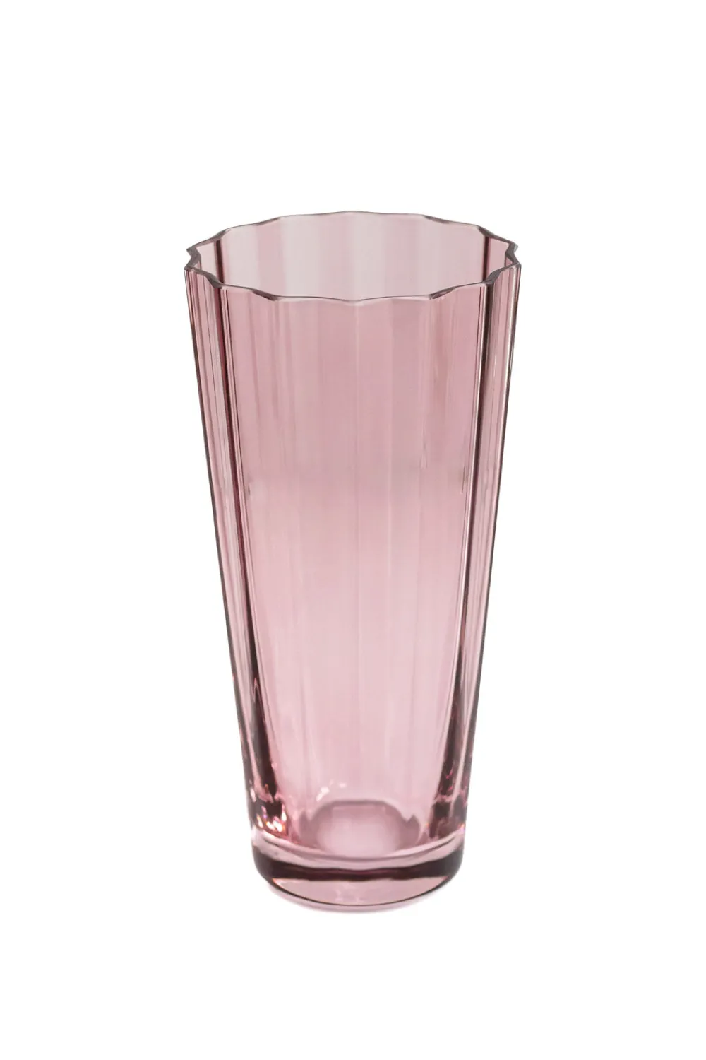 Estelle Colored Glass Glassware|Estelle Colored Sunday High Balls, Set of 2 in Rose