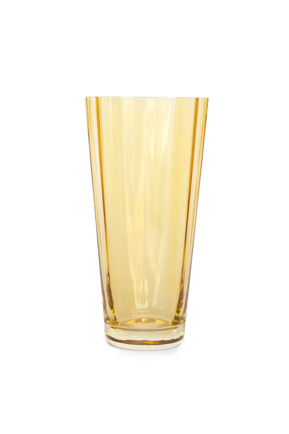 Estelle Colored Glass Glassware|Estelle Colored Sunday High Balls, Set of 2 in Yellow