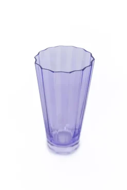 Estelle Colored Glass Glassware|Estelle Colored Sunday High Balls, Set of 2 in Lavender