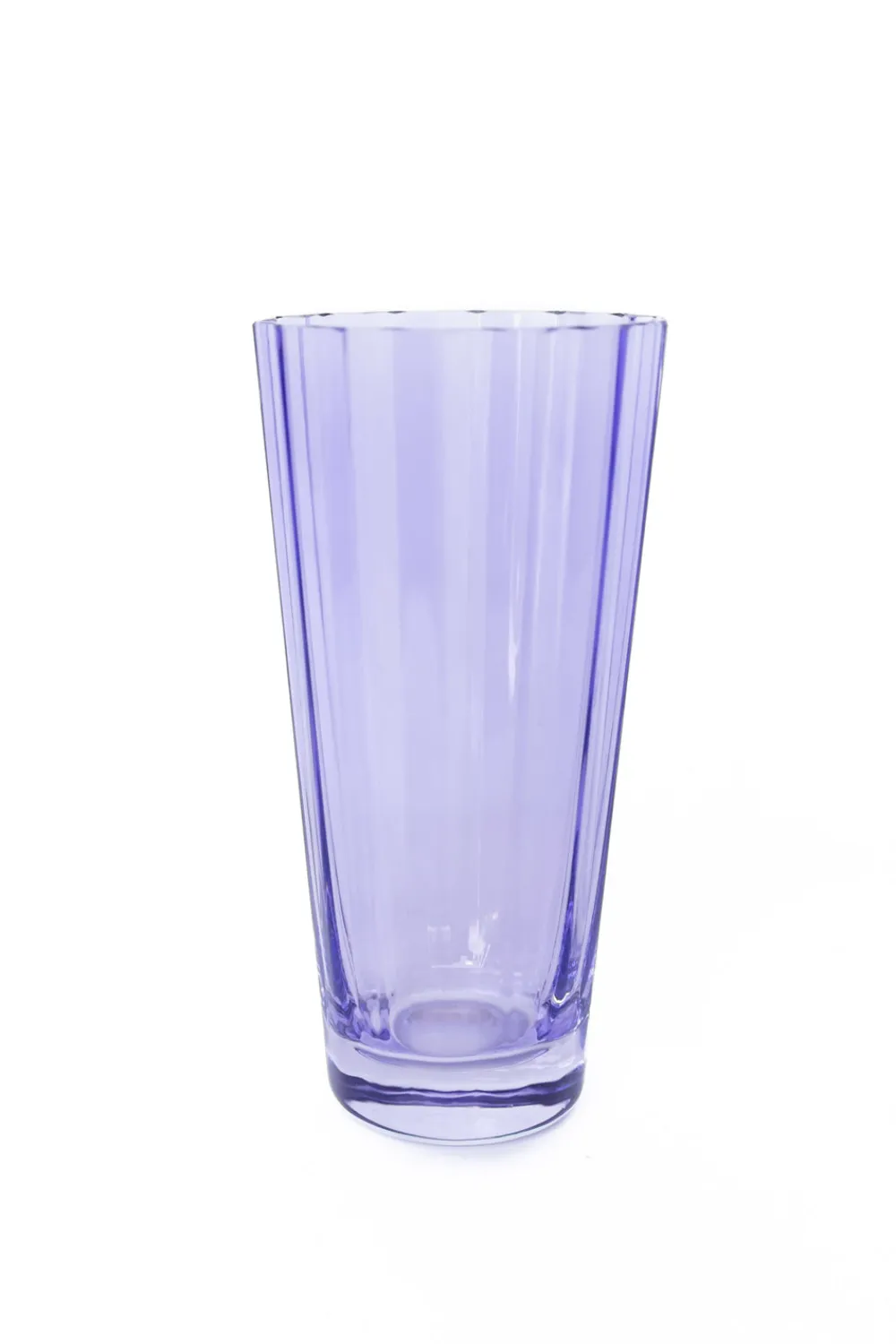 Estelle Colored Glass Glassware|Estelle Colored Sunday High Balls, Set of 6 in Lavender