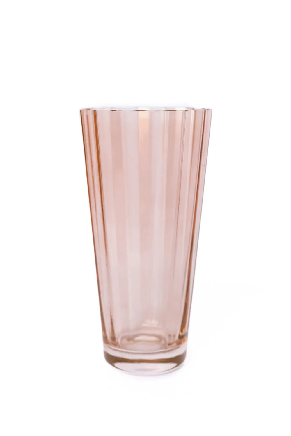 Estelle Colored Glass Glassware|Estelle Colored Sunday High Balls, Set of 2 in Blush Pink