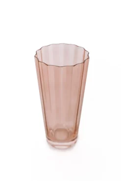 Estelle Colored Glass Glassware|Estelle Colored Sunday High Balls, Set of 2 in Blush Pink