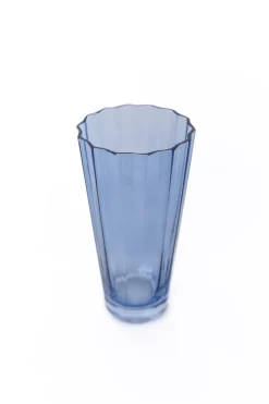 Estelle Colored Glass Glassware|Estelle Colored Sunday High Balls, Set of 2 in Cobalt Blue