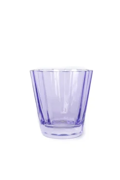 Estelle Colored Glass Glassware|Estelle Colored Sunday Low Balls, Set of 2 in Lavender