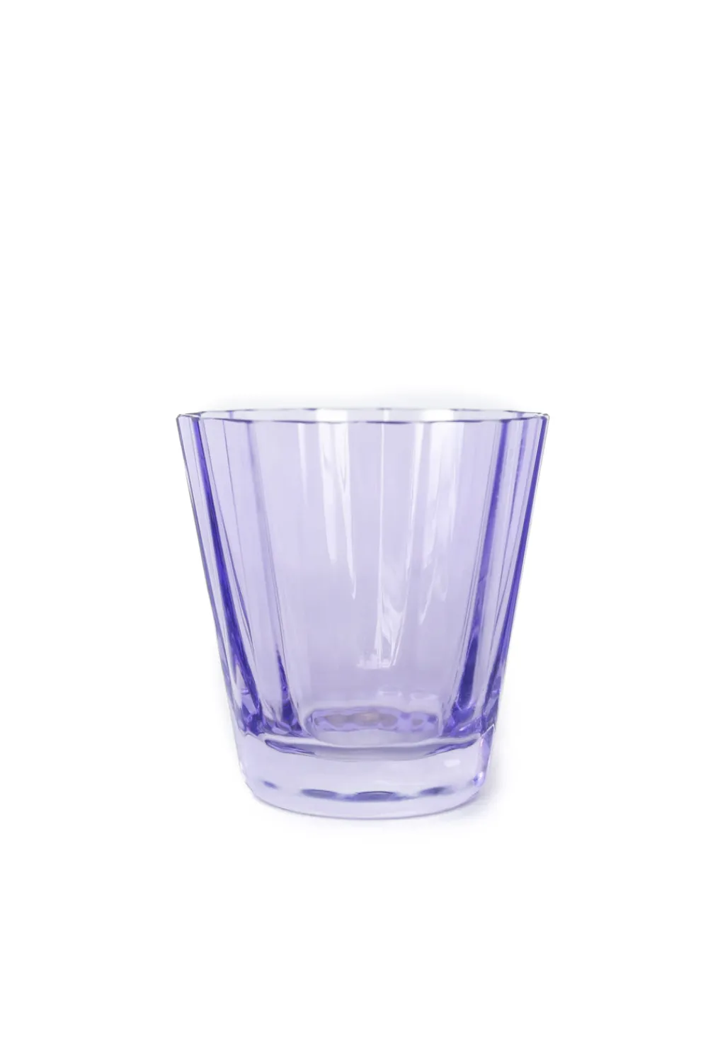 Estelle Colored Glass Glassware|Estelle Colored Sunday Low Balls, Set of 2 in Lavender