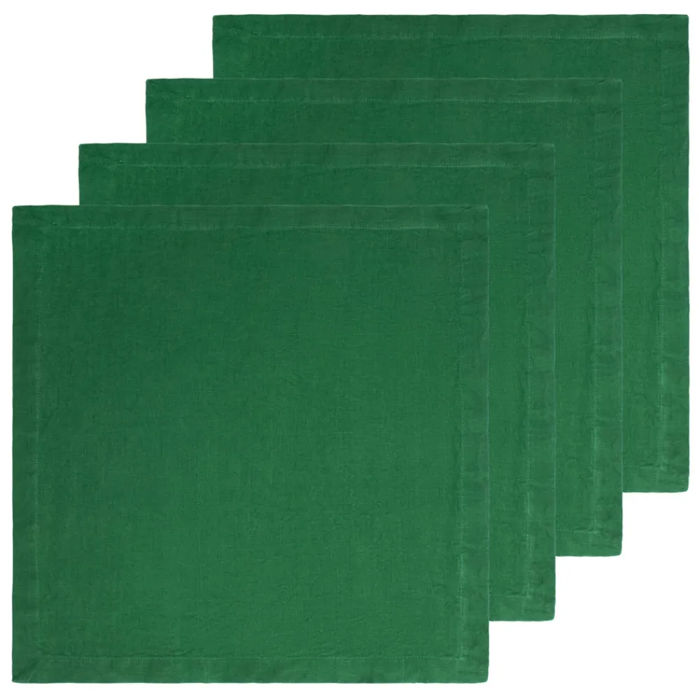 Caravan Place Settings & Linens|Everyday Napkin in Evergreen, Set of 4