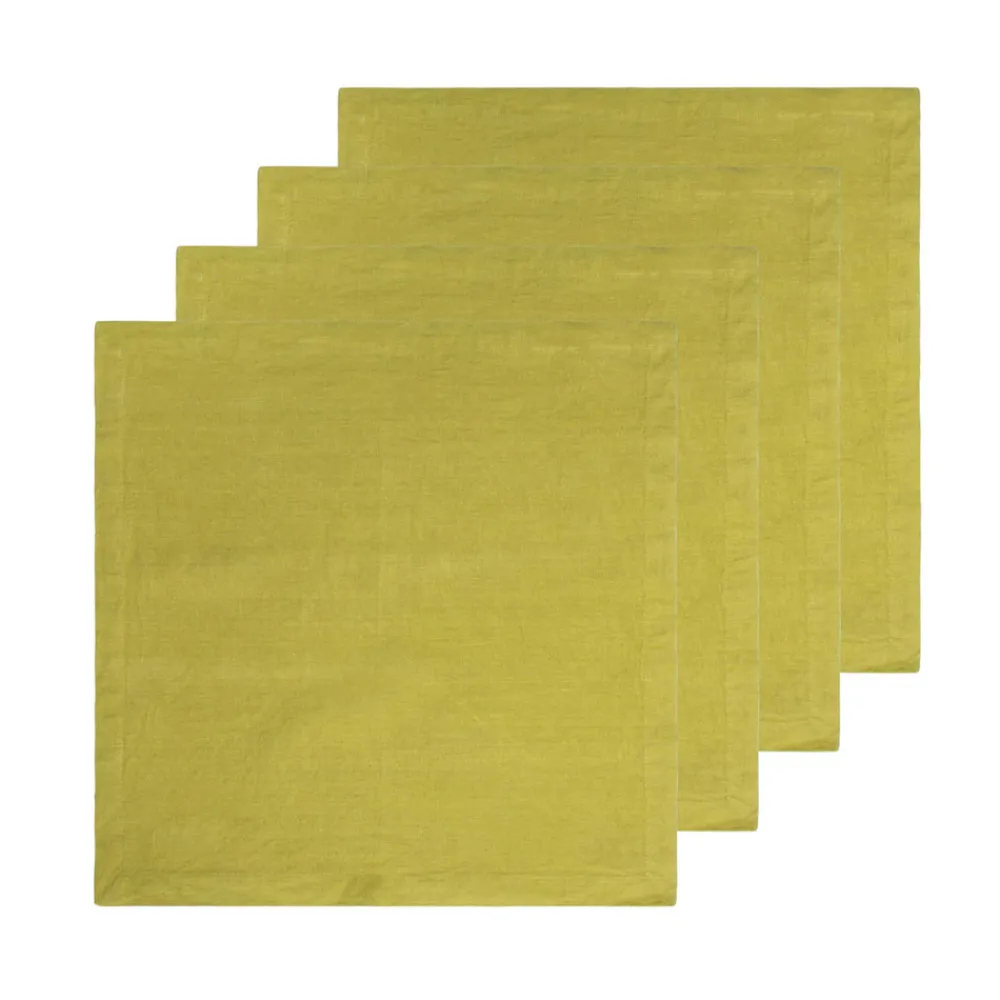 Caravan Place Settings & Linens|Everyday Napkin in Granny Smith, Set of 4