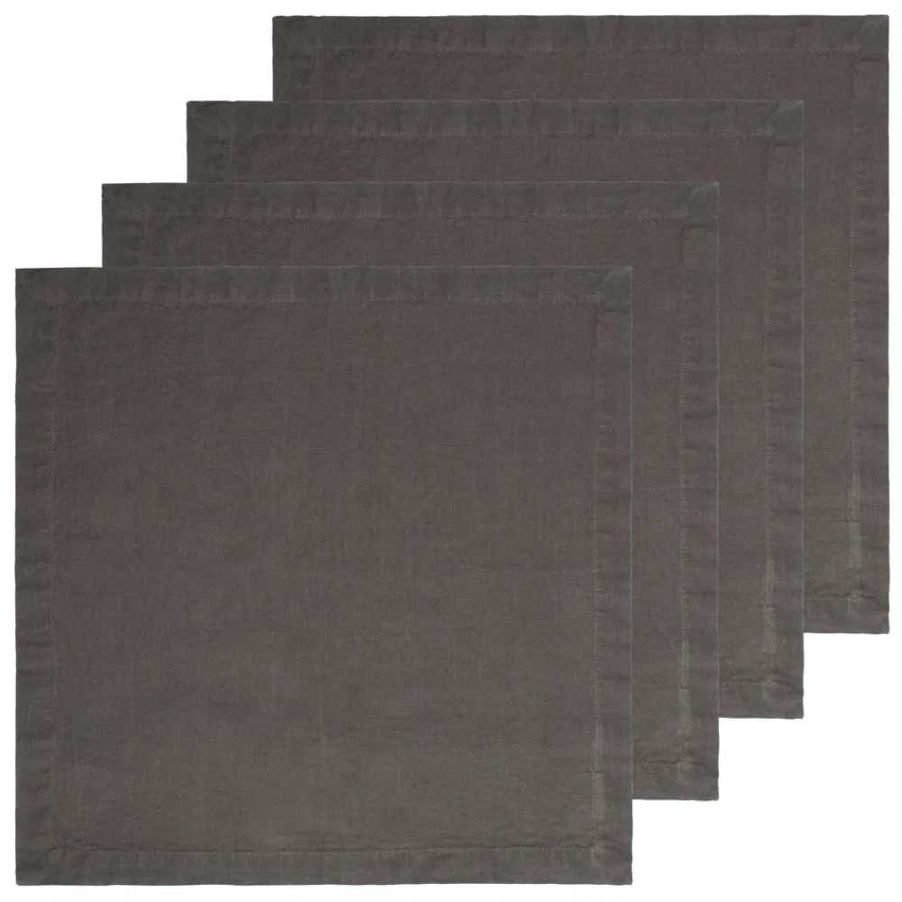 Caravan Place Settings & Linens|Everyday Napkin in Slate, Set of 4