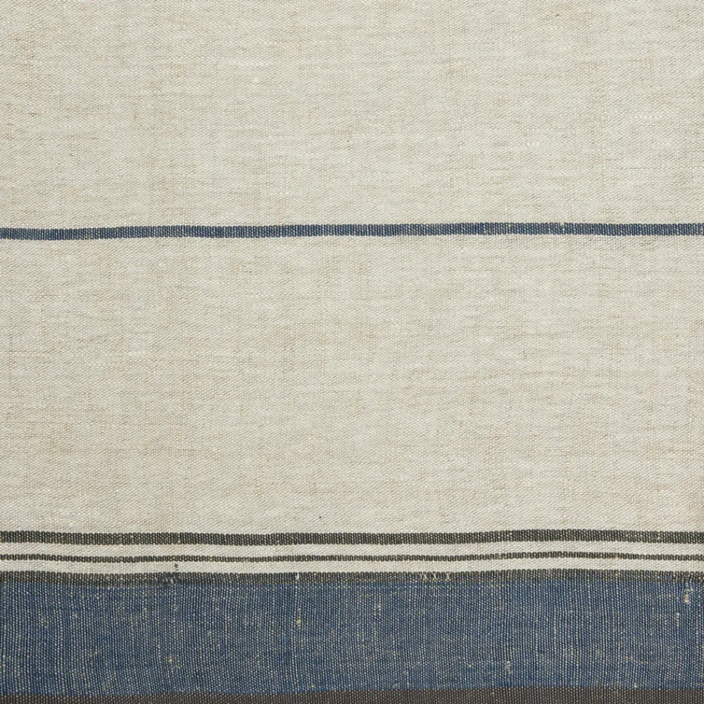 Caravan Place Settings & Linens|Eze 60x90 Tablecloth in Ivory & Blue