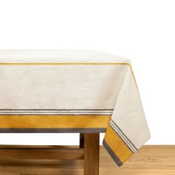 Caravan Place Settings & Linens|Eze 60x90 Tablecloth in Ivory & Mustard