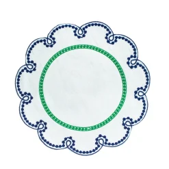 Misette Place Settings & Linens|Fete Embroidered Linen Placemats, Set of 4