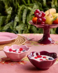 Cabana Dinnerware|Fiore Ice Cream Bowl in Pink